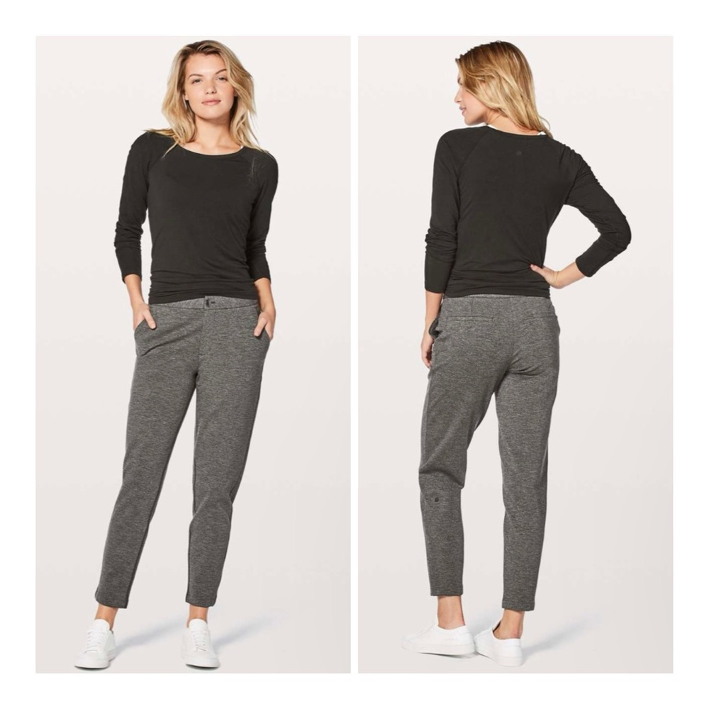 Lululemon City Trek Trouser II 28” Pants Stretch Office Commute Travel - Size 10